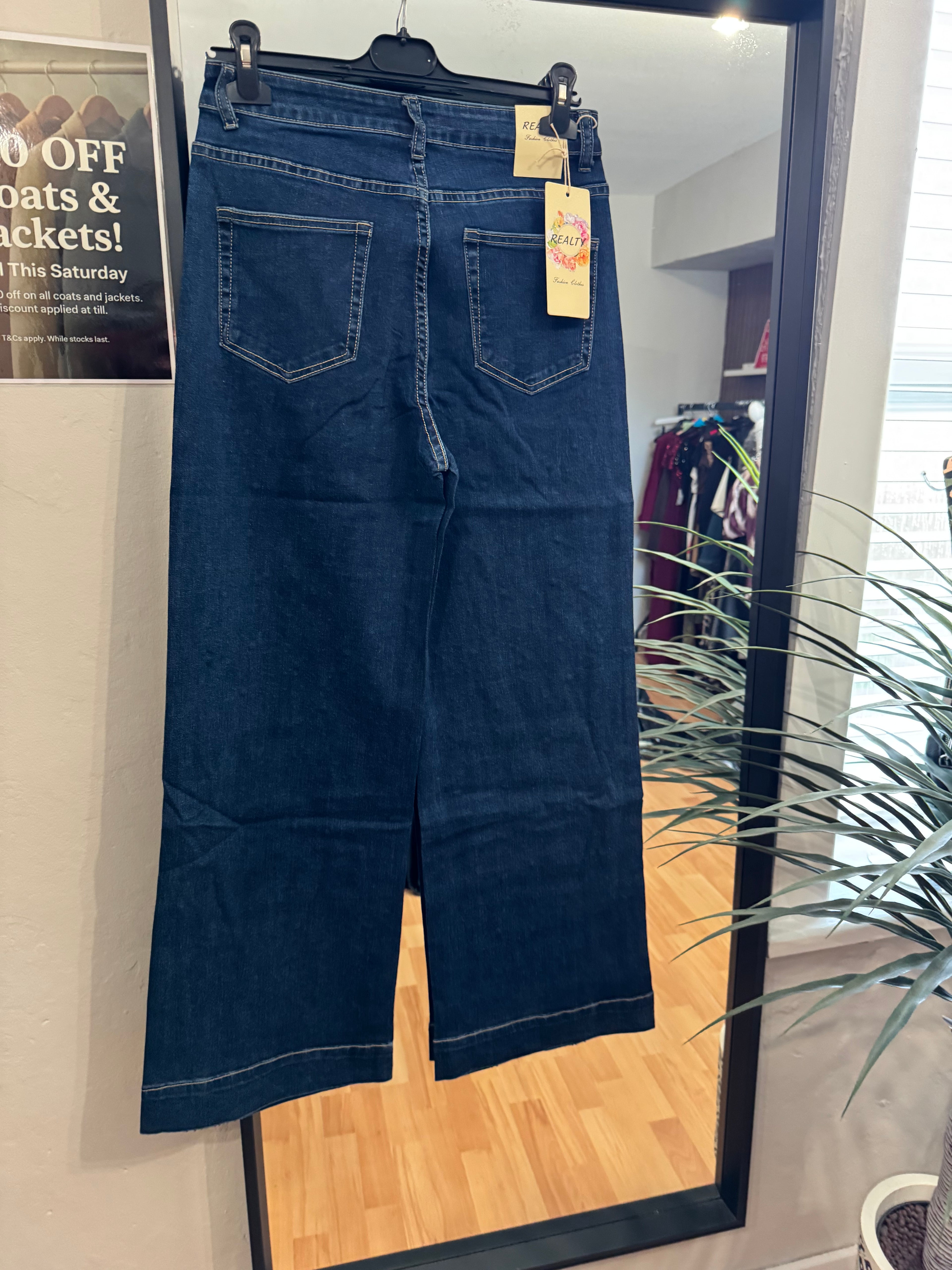 Sparkly denim jeans size 12