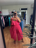 Coral jumpsuit