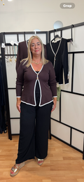 Brown cardigan