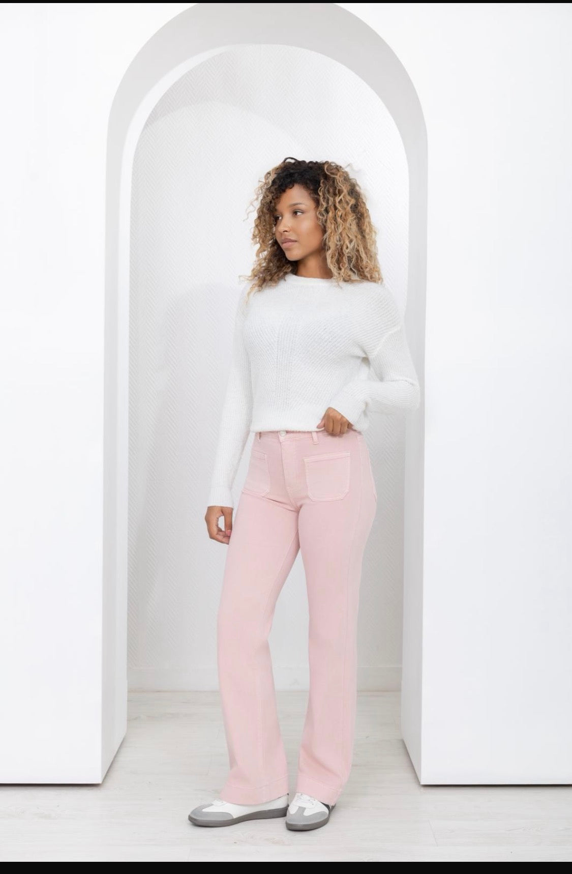 G Smack pink pocket front Jean size 10